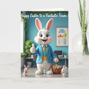 Office Bunny Appreciation Card