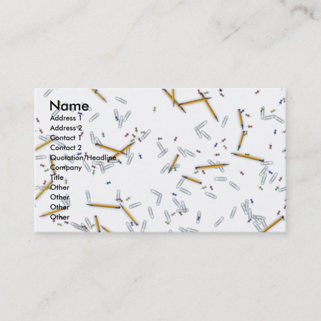 Office Business Cards (Front)