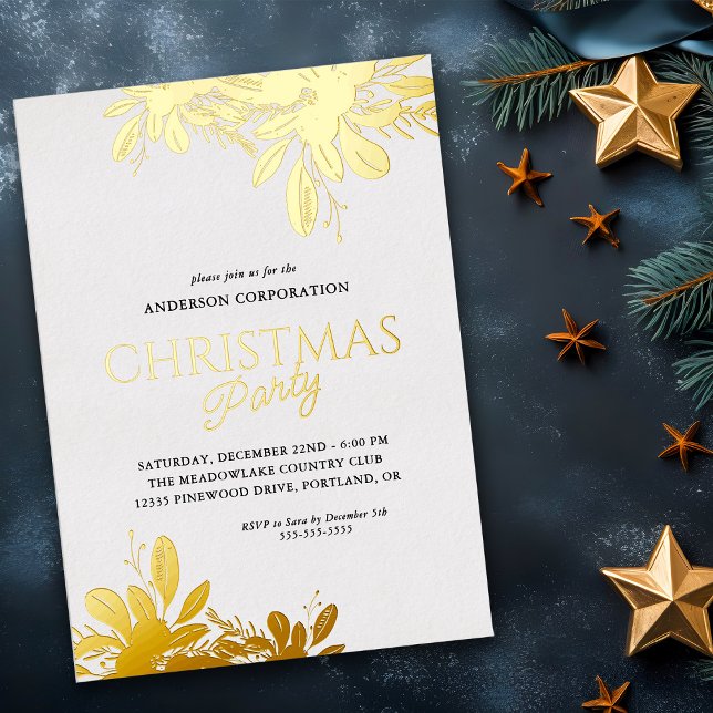 Office Christmas Party Fold Foil Greenery  (Creator Uploaded)