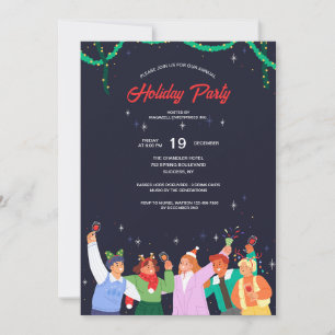 Office Christmas Party Invitation