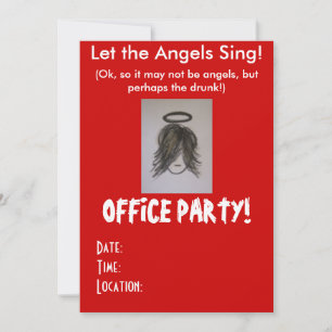 Office Christmas Party Invitations