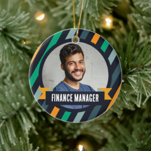 Office Christmas Tree - Finance Manager Ceramic Tree Decoration