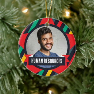Office Christmas Tree - Human Resources Ceramic Tree Decoration