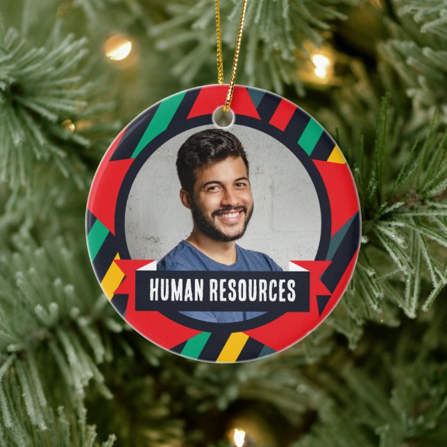 Office Christmas Tree - Human Resources Ceramic Tree Decoration (Tree)