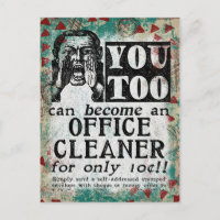 Office Cleaner - Funny Vintage Retro