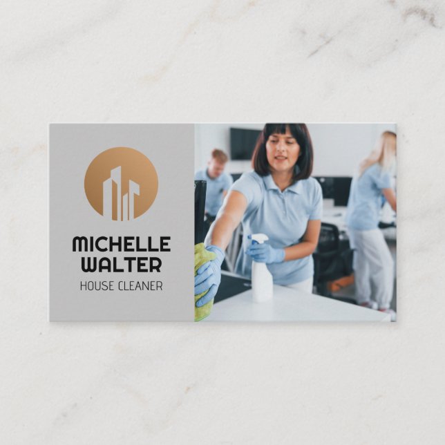 Office Cleaners Business Card (Front)