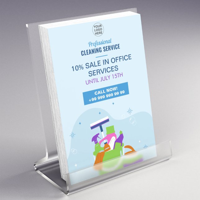 Office Cleaning Housekeeper Maid Professional   Flyer (Creator Uploaded)