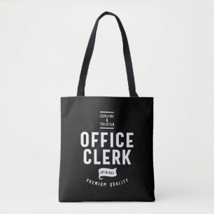 Office Clerk Job Title Gift Tote Bag