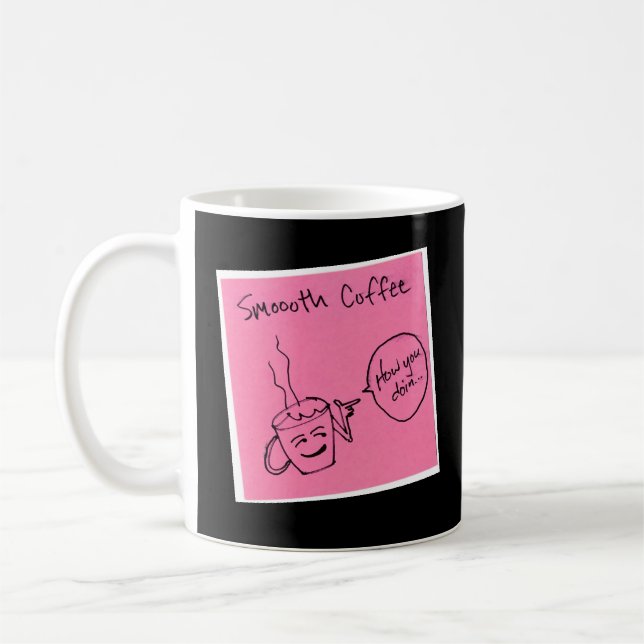 Office Coffee Notes - Smoooth Coffee Coffee Mug (Left)