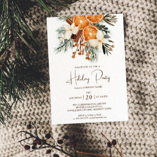 Office Company Christmas Holiday Party invitation