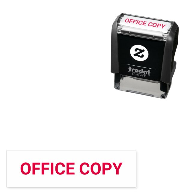Office Copy Template Self-inking Stamp (In Situ)