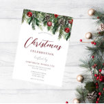 Office Corporate Christmas Party Celebration Invitation<br><div class="desc">Classic Festive Office Corporate Christmas Party Celebration Invitation 

See matching collection in Niche and Nest Store</div>