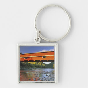 Office Covered Bridge the longest in Oregon at 2 Key Ring