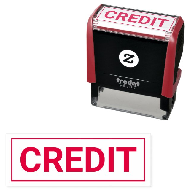 Office CREDIT Self-Inking Stamp  (In Situ)