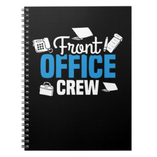 Office Crew Front Office Manager Notebook