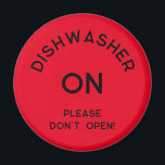 Office Dishwasher Notices Magnet<br><div class="desc">Avoid confusion about the office dishwasher with this amazing solution. It's full! Is empty! People always interrupting the wash in the middle when opening without knowing if the machine is on. Then look no further, here is a helpful answer to your problem!</div>