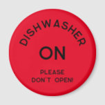 Office Dishwasher Notices Magnet<br><div class="desc">Avoid confusion about the office dishwasher with this amazing solution. It's full! Is empty! People always interrupting the wash in the middle when opening without knowing if the machine is on. Then look no further,  here is a helpful answer to your problem!</div>