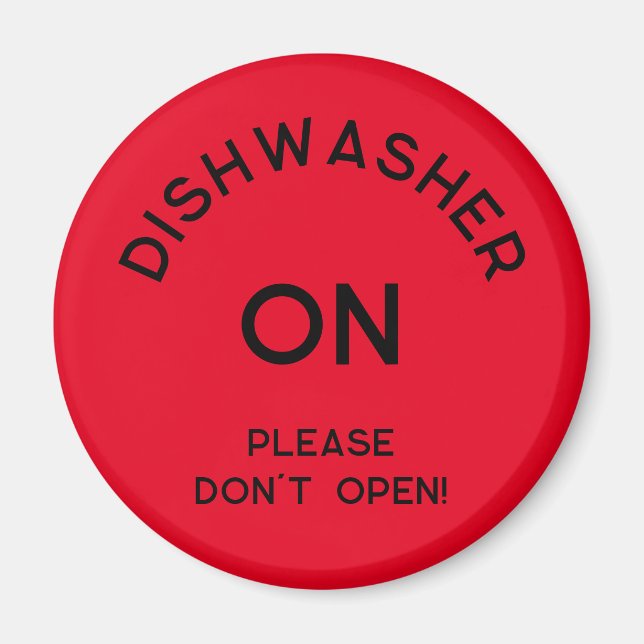 Office Dishwasher Notices Magnet (Front)