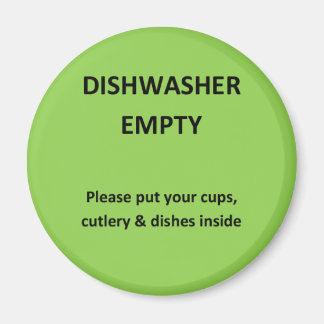 Office Dishwasher Notices Magnet
