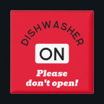 Office Dishwasher Notices Magnet<br><div class="desc">Avoid confusion about the office dishwasher with this amazing solution. It's full! Is empty! People always interrupting the wash in the middle when opening without knowing if the machine is on. Then look no further,  here is a helpful answer to your problem!</div>