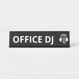 Office DJ Name Plate