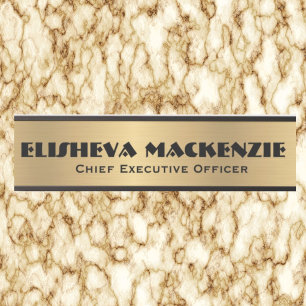 Office Door Sign  Faux Gold Name Plate