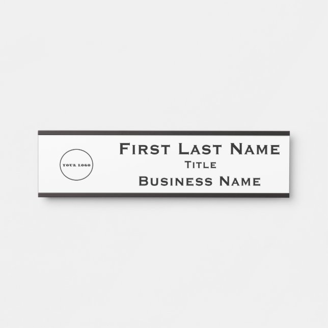 Office Door Signs Logo Business Sign (Front)