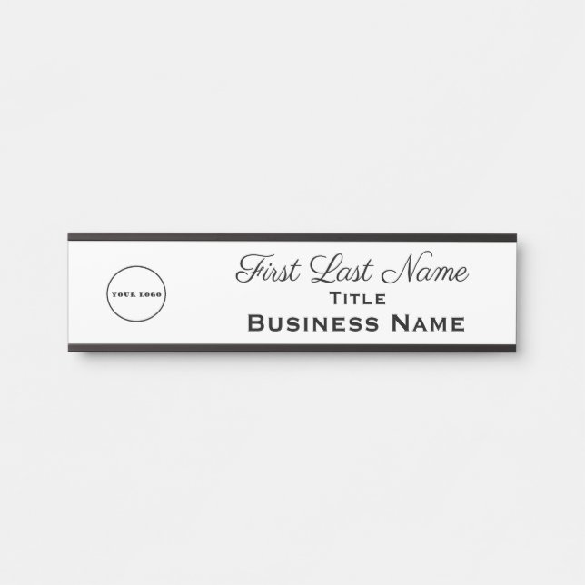 Office Door Signs Logo Business Sign (Front)