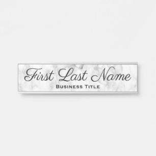 Office Door Signs Simple Grey Marble Coloured Sign
