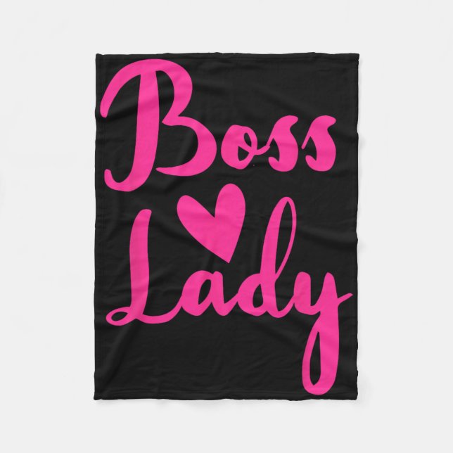 Office Employee Bosses Day Female Boss Ceo Manager Fleece Blanket (Front)