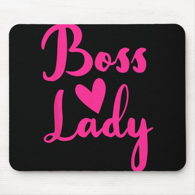 Office Employee Bosses Day Female Boss Ceo Manager Mouse Mat (Front)