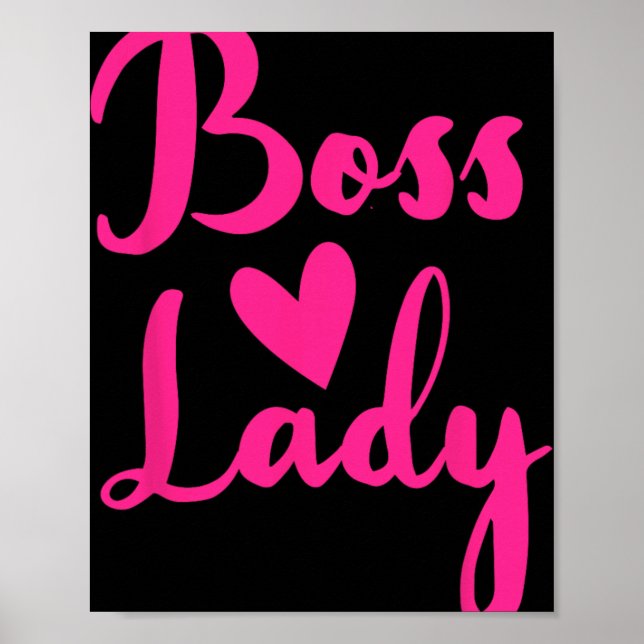 Office Employee Bosses Day Female Boss Ceo Manager Poster (Front)