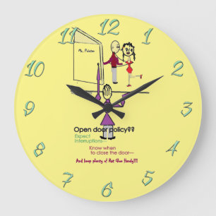 Office Fun Clock/Round Large Clock