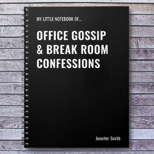 Office Gossip Workplace Notebook