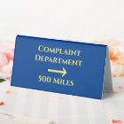 Office Humour Funny Complaint Department 500 Miles