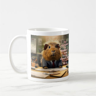 Office Humour Guinea Pig Escape Key Coffee Mug