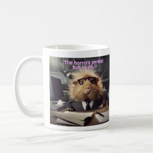 Office Humour Guinea Pig Horrors Persist Coffee Cu Mug
