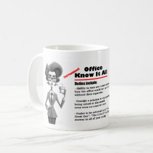 Office Humour Know It All Coffee Mug 2