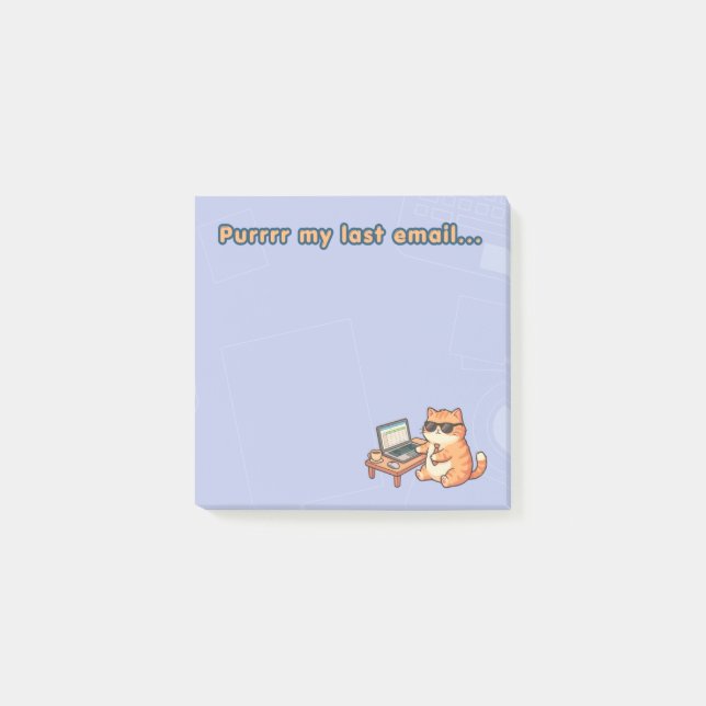 Office Humour Post-Its | Per My Last Email  Post-it Notes (Front)