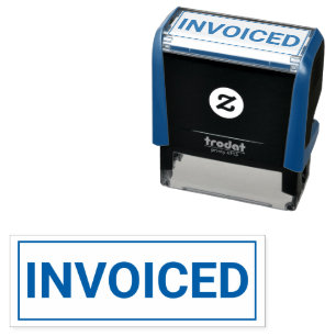 Office INVOICED Self-Inking Stamp