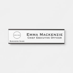 Office Logo Business Hanging Door Sign Name Plate