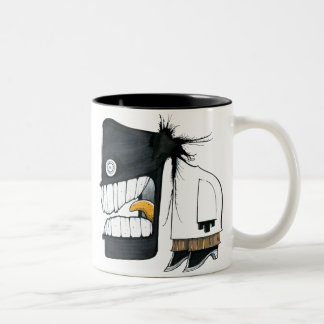 Office Monster 3 Two-Tone Coffee Mug