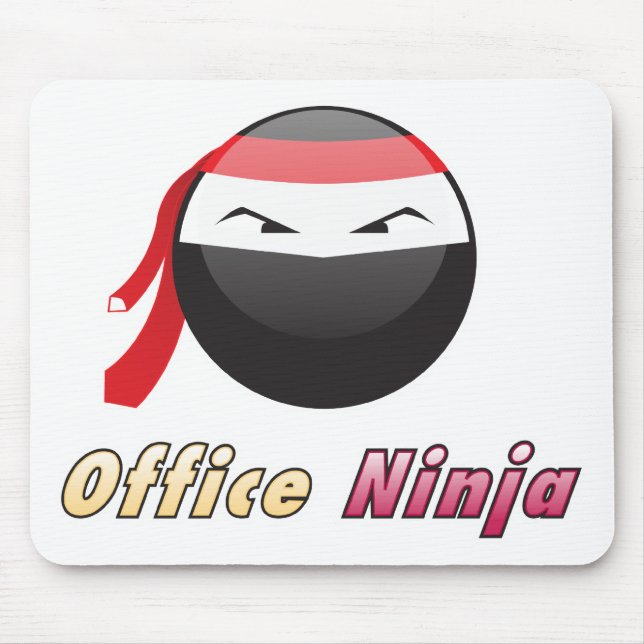 Office Ninja 1 Mouse Mat (Front)