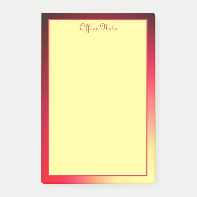 Office Note (Front)