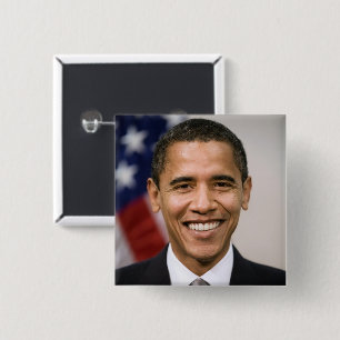 Office of the President Elect Barack Obama 15 Cm Square Badge