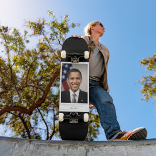 Office of the President Elect Barack Obama Skateboard