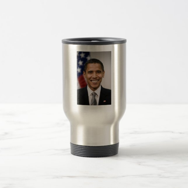Office of the President Elect Barack Obama Travel Mug (Center)