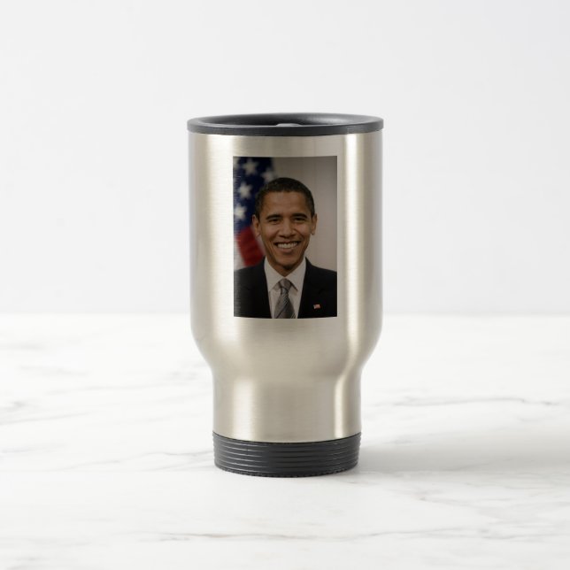Office of the President Elect Barack Obama Travel Mug (Center)