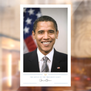 Office of the President Elect Barack Obama Window Cling