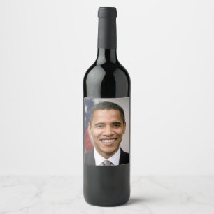 Office of the President Elect Barack Obama Wine Label